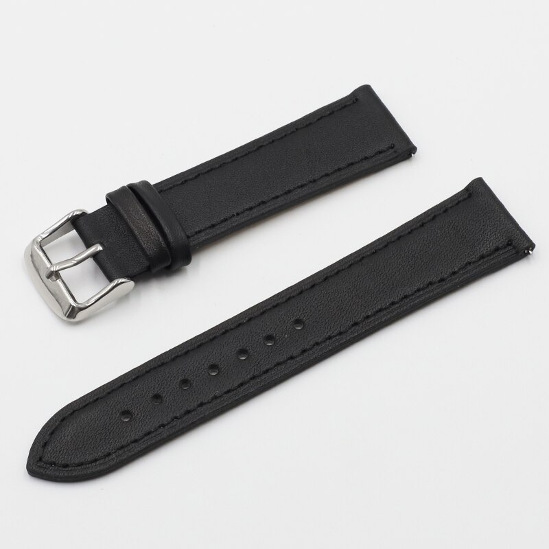 Retro Watch Strap Band 18mm 20mm 22mm 24mm Leather Watchbands Gray Black Brown Blue for Men Watch Accessories