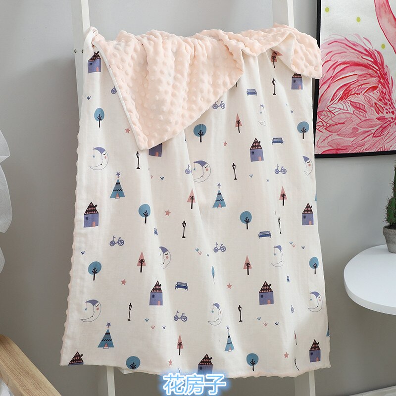 Elinfant – couverture d&#39;emmaillotage en mousseline, 70x110cm, 1 pièce, pour bébé, douce et chaude, lavable, confort,: Flower house