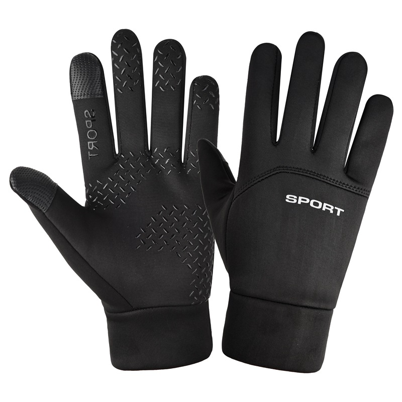 1 Pair Winter Fishing Gloves Women Men Universal Keep Warm Fishing Protection Anti-slip Gloves 2 Cut Fingers Outdoor Angling