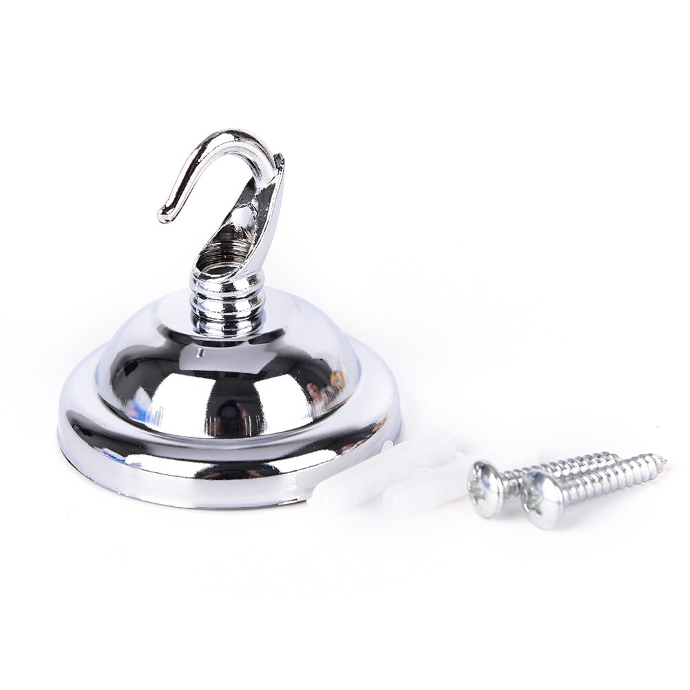 Cubierta de techo con gancho con placa para lámpara colgante, accesorios de Metal, piezas de araña, soporte de techo Vintage para instalación de luz: Plata