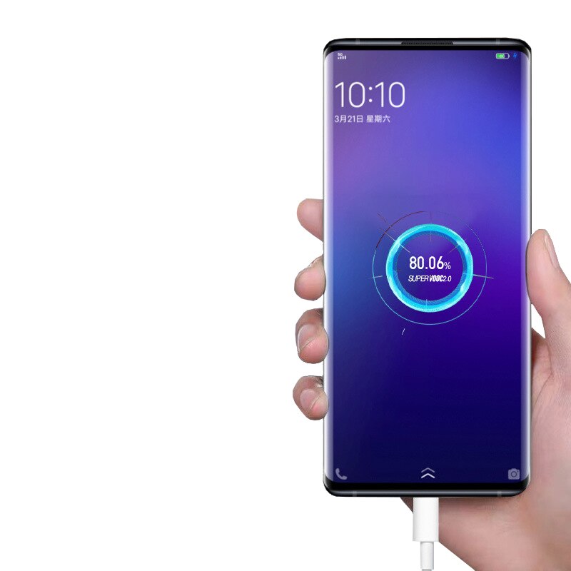 6,5 EINE SUPERVOOC Schnelle Ladung Typ-C Kabel Für OPPO Finden X2 Profi Reno 4 As Realme X50 Profi RX17 OnePlus Nord 8 Profi 8T 7 Profi 7T 6T