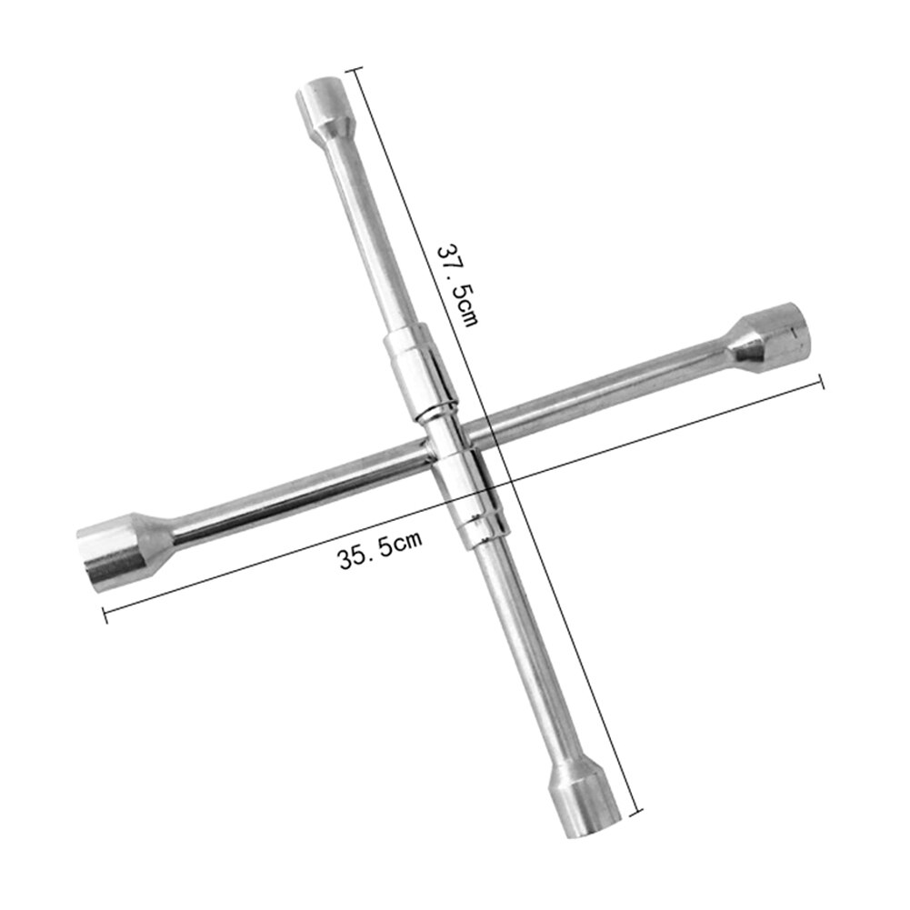 4-way folding wrench auto repair tool tire remover mounting wrench one multi-purpose socket wrench cross wrench