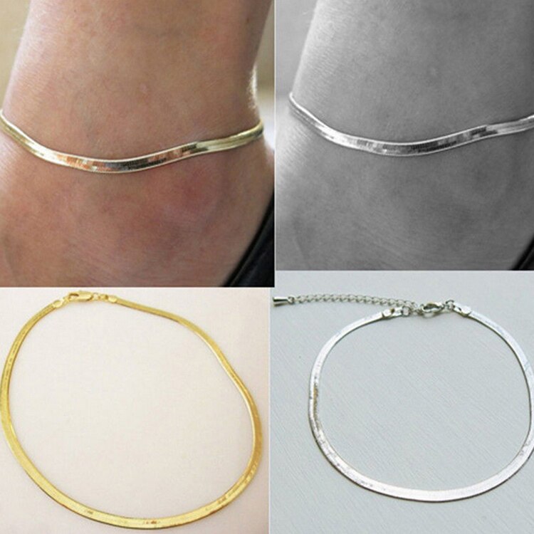 Nouveaux accessoires de bijoux fins couleur douce chaîne cheville réglable Bracelet de cheville à breloques cheville jambe Bracelet pied bijoux