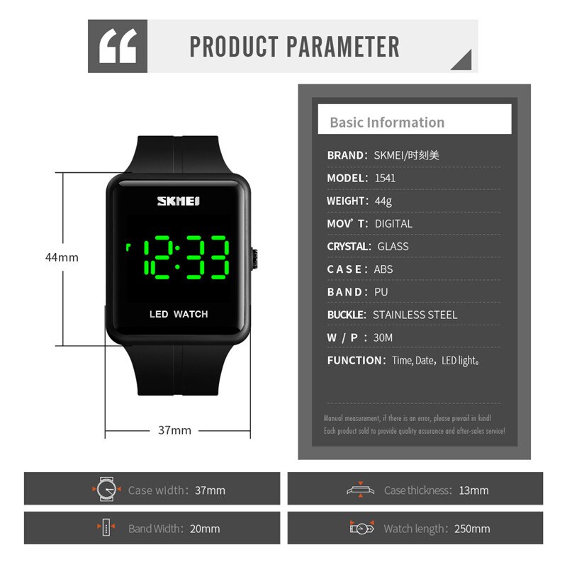 Skmei sport heren digitaal horloge zwem- en duikhorloge paar elektronische polshorloges waterdicht herenhorloge relogio masculino