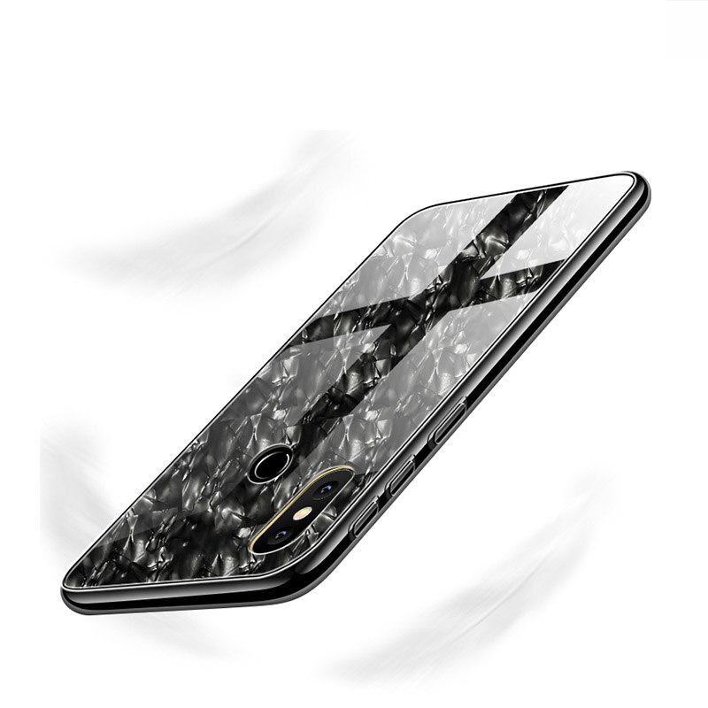 SemgCeKen Hard marmer gehard glas case voor huawei honor 8x max 8c 9 view note 10 v10 luxe beschermende telefoon hard terug coque