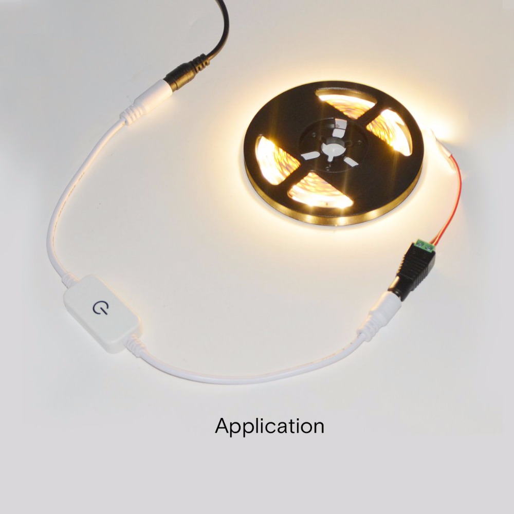 Touch Sensor switch LED dimmer 12v Brightness Stepless Dimmable ON/OFF Controller For LED Strip Light