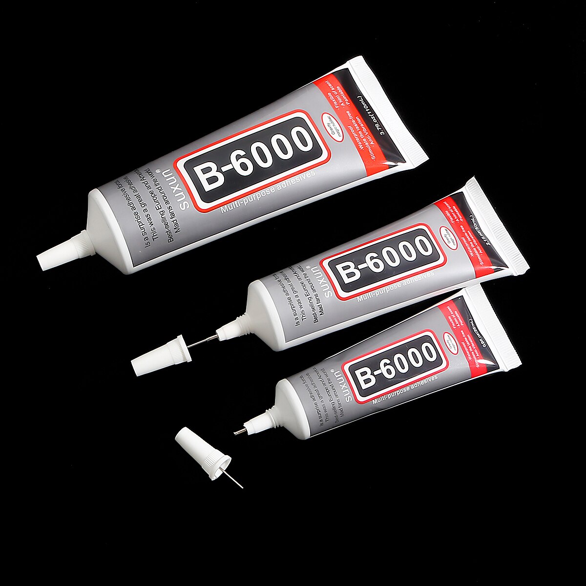 B6000 9ml 15ml 25ml 50ml Rhinestones Crystal Adhesive Mobile Phone Screen Super Glue Repair Jewelry DIY Crafts Glass Supplies