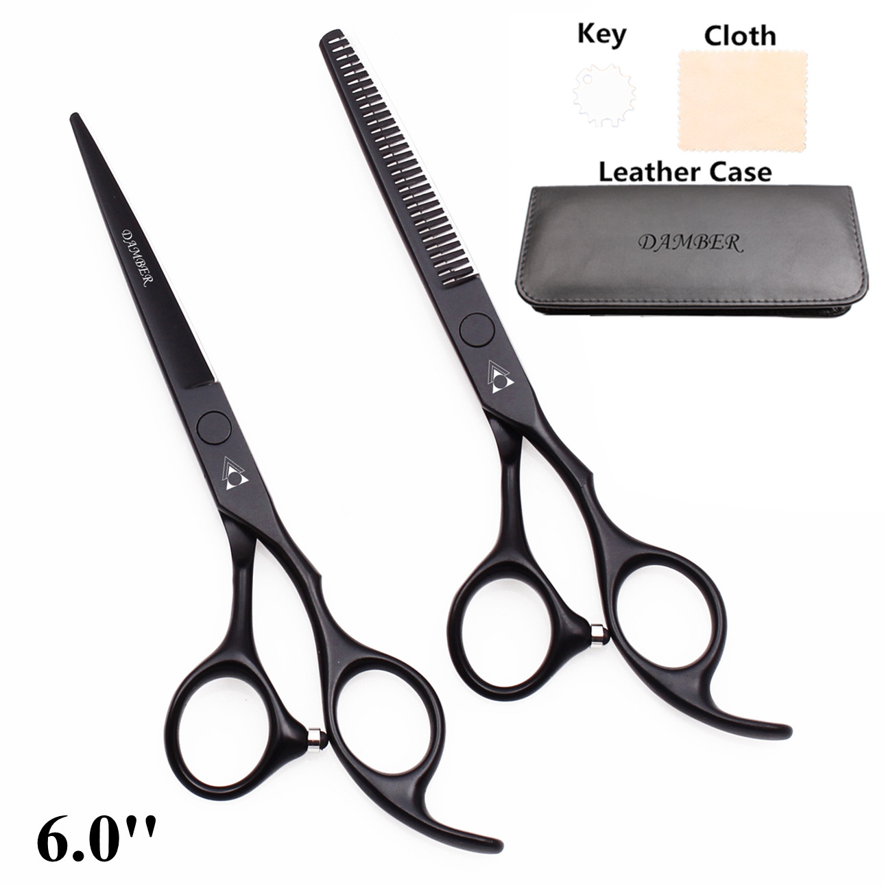 Tijeras para el cabello 5,5 6,0, tijeras profesionales de peluquería, juego de tijeras de peluquero para adelgazar, tijeras para cortar cabello 440C Japón acero 888 #: Amarillo claro