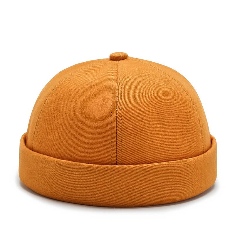 Mode Hip Hop Hoeden Brimless Skullies Caps Voor Mannen Beanie Hoed Vintage Mannen Caps Corduroy Effen Kleur Straat Verhuurder hoed