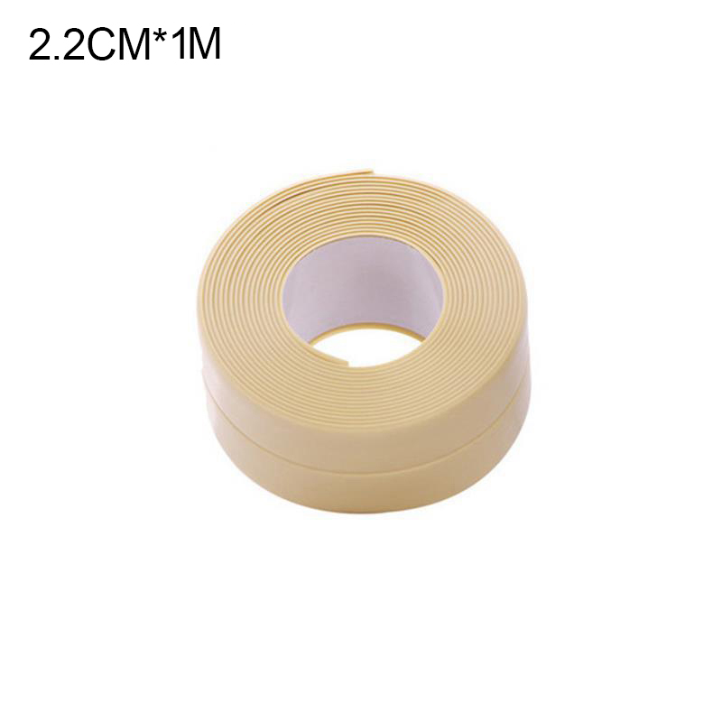 PVC Adhesive Sealant Tape For Kitchen Bathroom Shower Bathtub Corner Sink Sealing Strips Tapes Waterproof Wall Stickers 3.8/2.2M: G474878A
