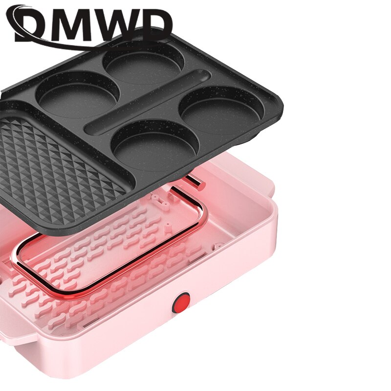 Electric Eggs Hamburger Baking Machine Griddle Red Beans Cake Pie Crepe Maker MINI Breakfast Pancake Omelette Egg Frying Pan EU