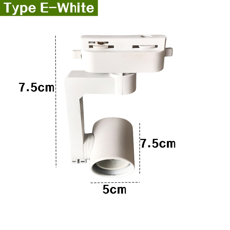 Par30 led e27 base de suporte de luz de pista 2 fios ferroviário lâmpadas de teto titular loja de roupas sala de estar soquete de holofote substituível: ROXO ESCURO