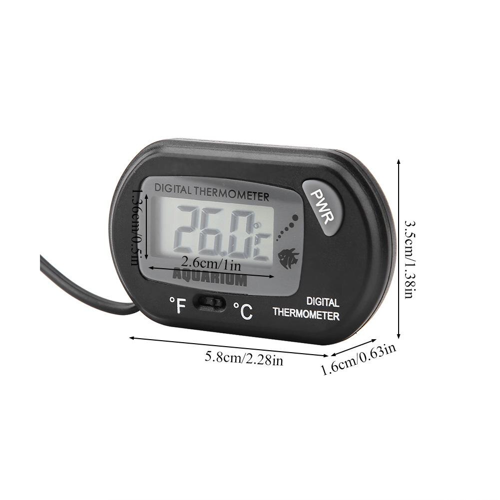 Zerodis LED Digital electrónica temperatura ajustable calefacción Digital acuario termómetro medidor de temperatura