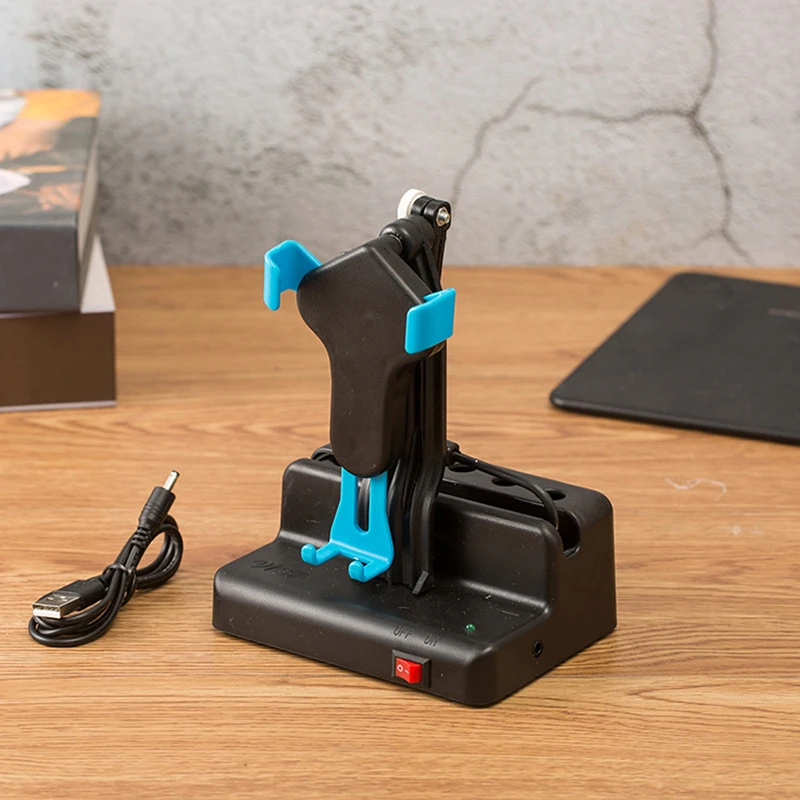 Agitador de balanço para telefone usb, suporte automático para celular, pedômetro, 5000- 15000 passos/hora, telefones celulares, contador de passos wechat