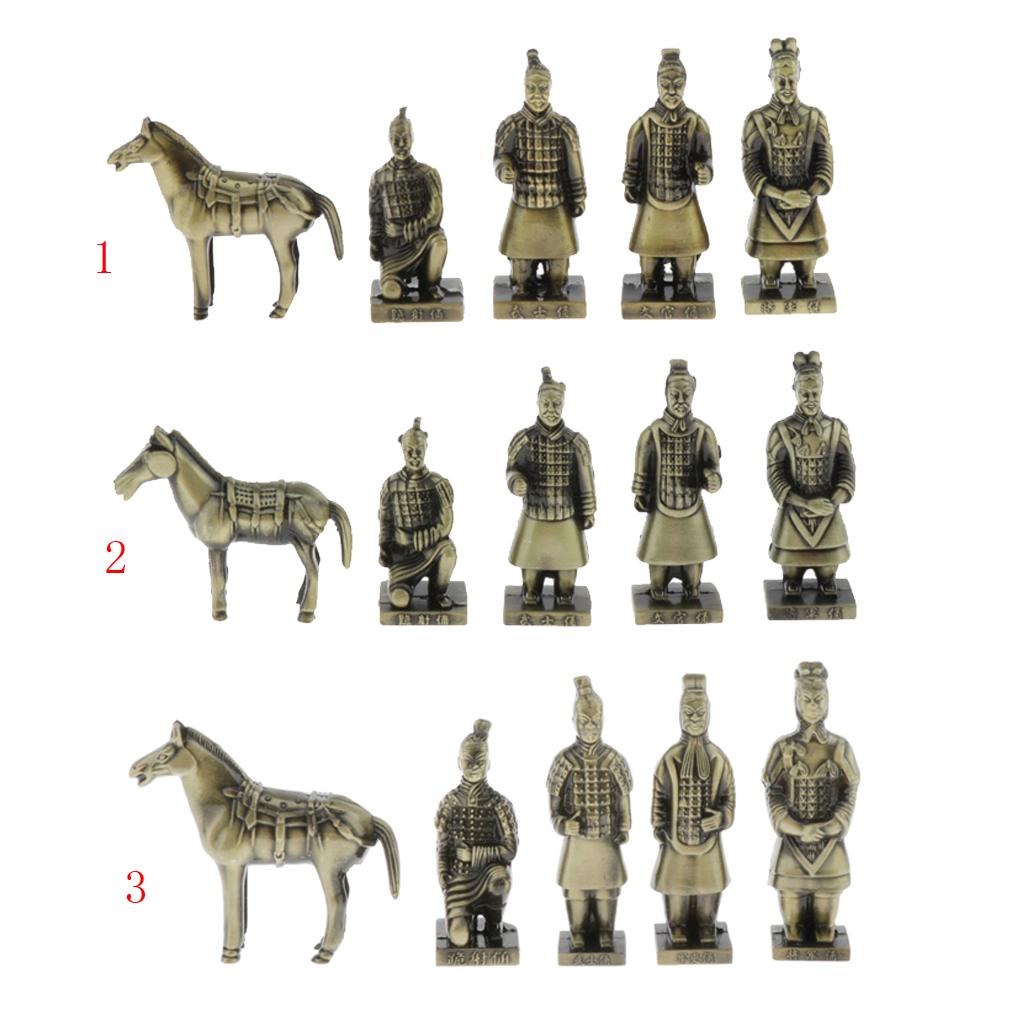 Terracotta Warriors And Horses of Qin Shihuang Decoration Metal Crafts