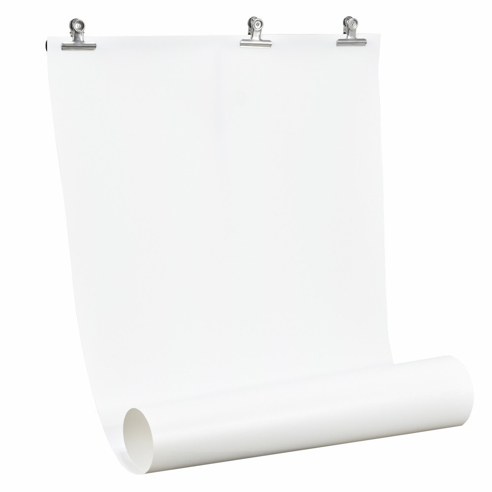 60x130cm Bianco/Nero PVC Anti-rughe Glassato/Lucido 2 in 1 Sfondi Sfondo per foto Fotografia In Studio Attrezzature: WHITE