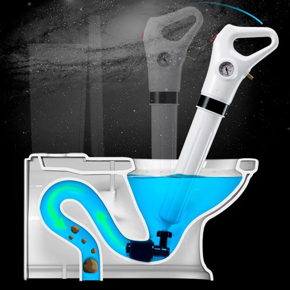 Toilet Plungers Drain Unblocker High Pressure Air Drain Dredge Cleaner Equipment Pneumatic Blaster Pipe Manual Clogged Powe H8O9