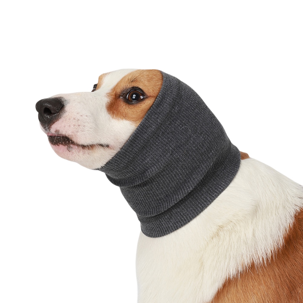 Orejeras calmantes para perros y mascotas, cascos cálidos a prueba de ruido para aliviar la ansiedad, cubierta de oreja para mascotas, accesorios para cachorros: a / L