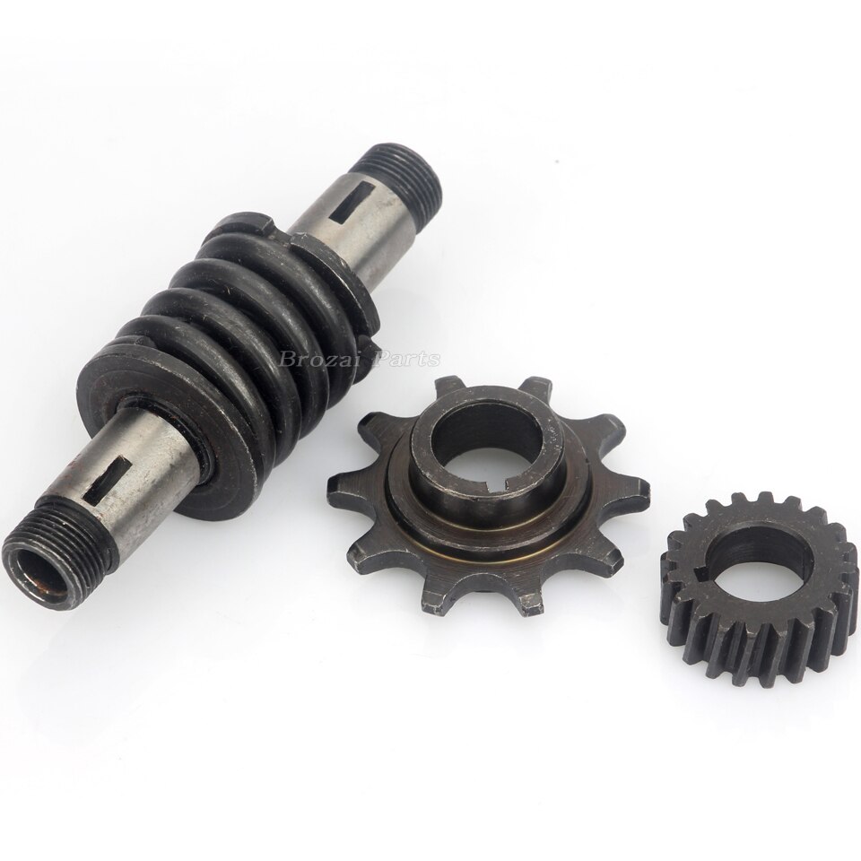 Push Bike 10T Gear&Clutch Shaft&Drive Sprocket Fits 49cc 66cc 80cc Engine Motorized Bicycle