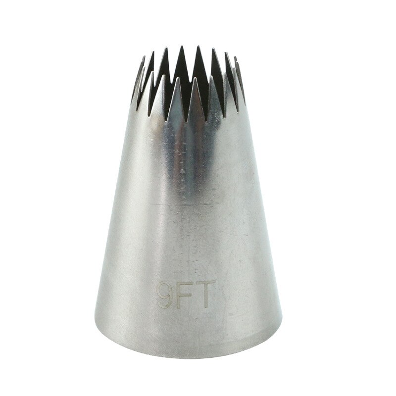 # 9FT Rvs Extra Grote Icing Piping Nozzle Tips 9FT Cake Fondant Nozzle Cake Decorating Gereedschap Насадка На член: 1