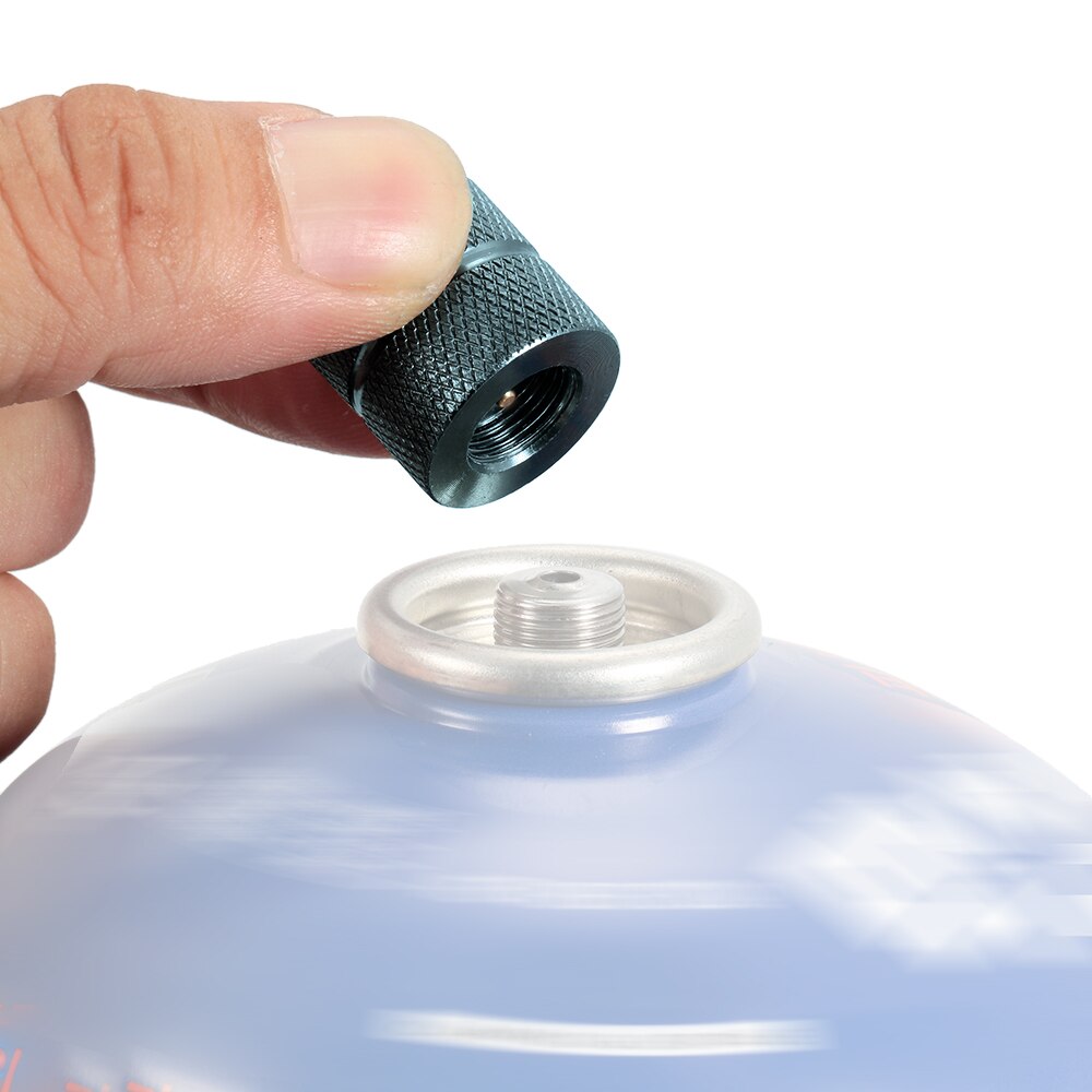 Outdoor Camping Stove Propane Refill Adapter LPG Flat Cylinder Coupler Gas Conversion Head Set for Camping Hiking Outdoor