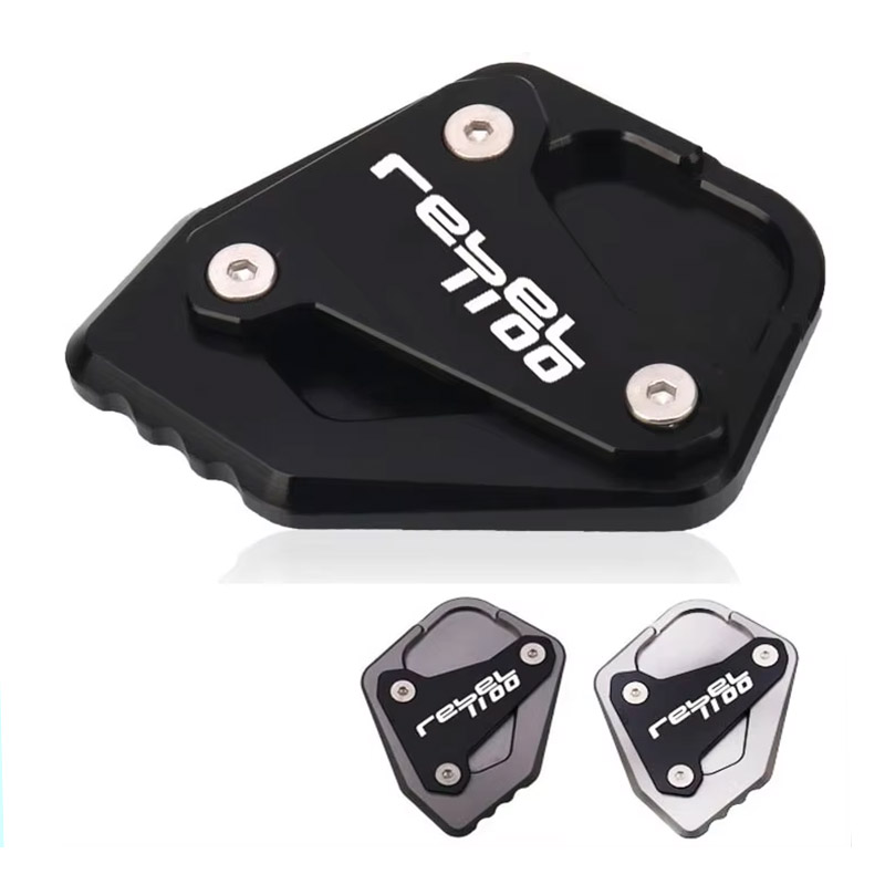Cnc-zijstandaard voor rebel cmx 1100 cm1100 motorfiets, voetsteun 1100 zijstandaardverlengstuk, steunplaat