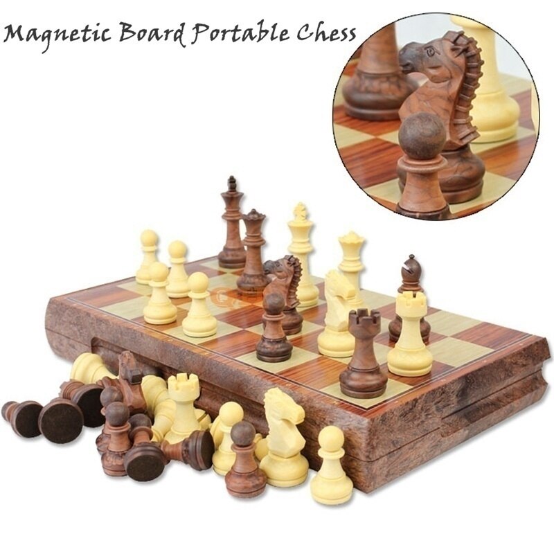 4 størrelse magnetisk tavle turnering rejse transportabelt skaksæt skak foldet bord internationalt magnetisk skaksæt spil