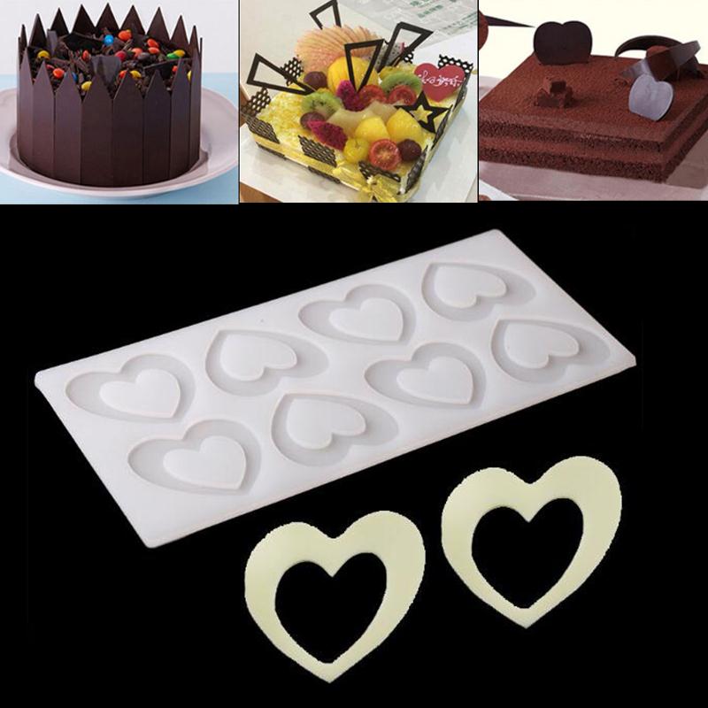 Silikone chokoladefondant kageform dekorationsværktøj sugarcraft bageindretning