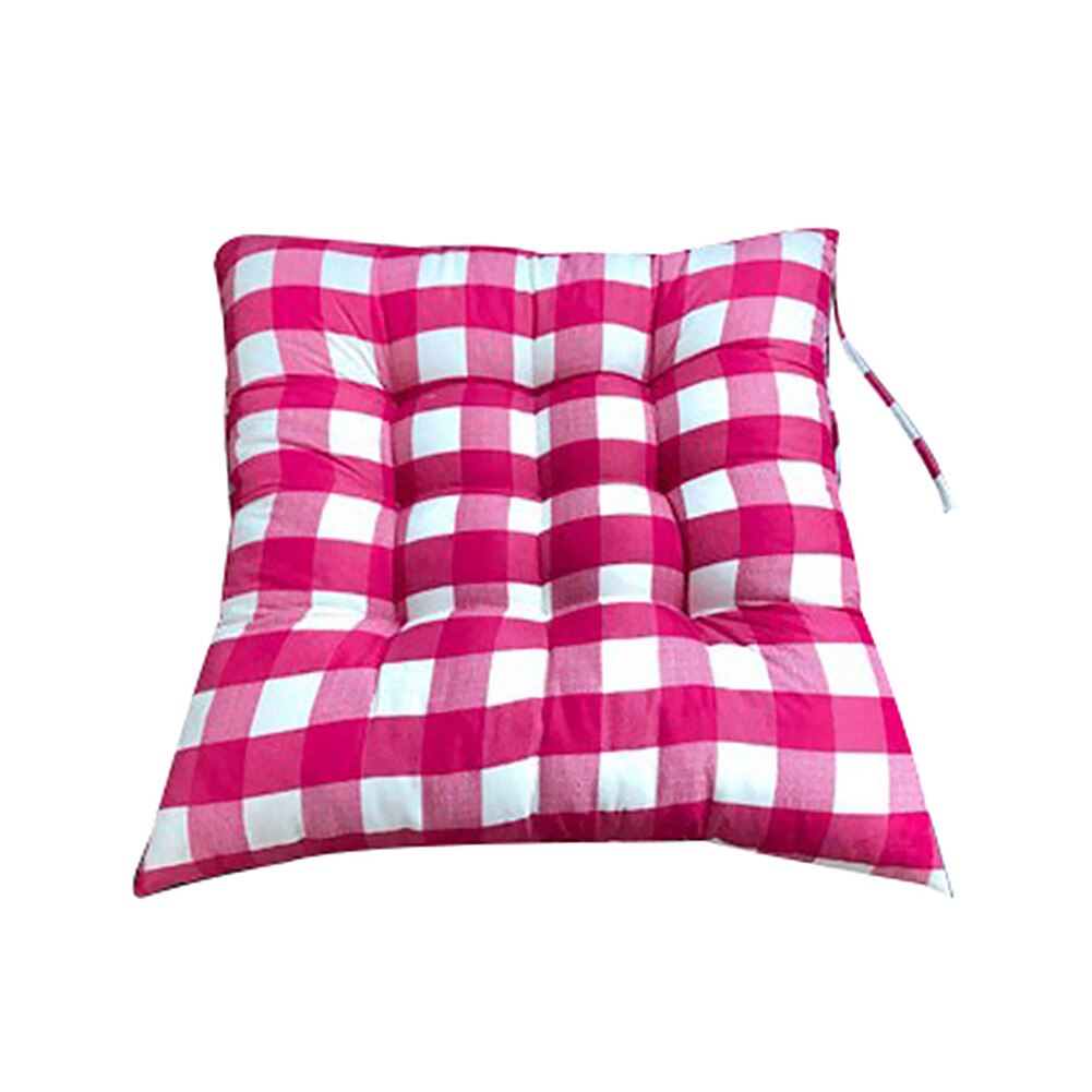 Plaid Zachte Warme Stoel Kussens Seat Pad Katoen Tatami Zetel Stoel Zitkussen Pad Kantoor Bar Sofa Kussen Coussin Home decor: Paars