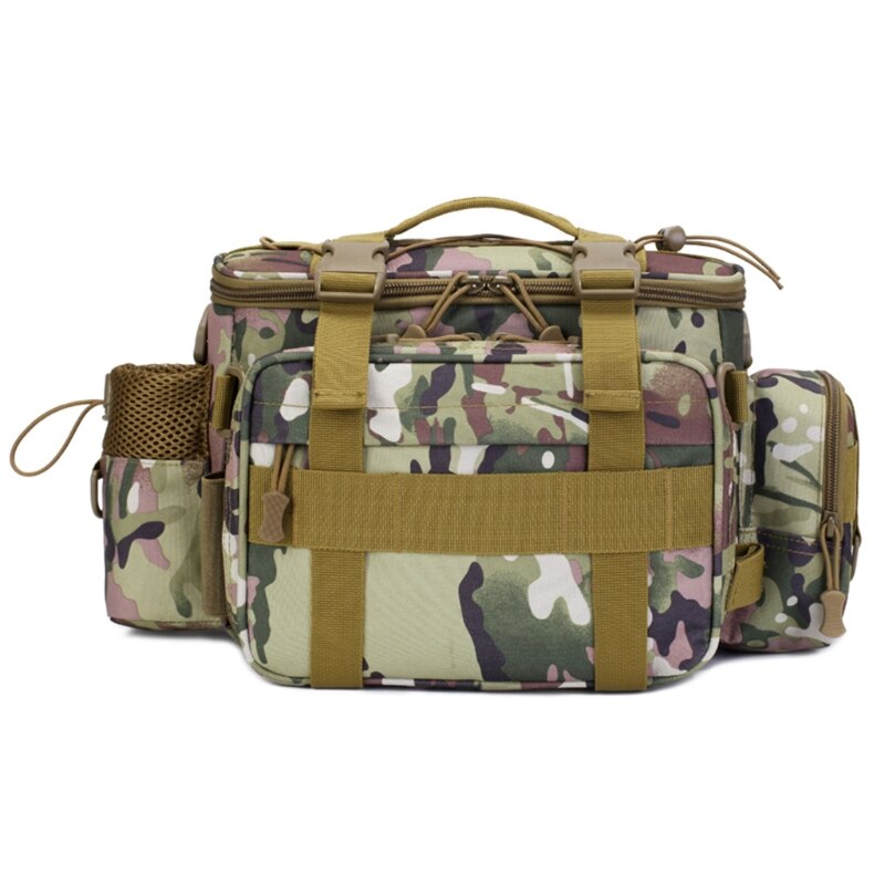 Multifunctional Waterproof Fishing Bag Single Shoulder Lure Backpack Reel Bag Straps Fish Tackle Bag: C