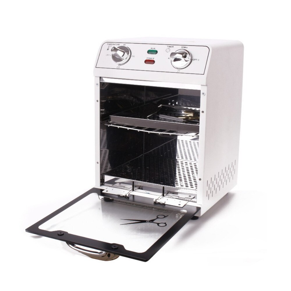 Ultraviolet Disinfection Cabinet, High Temperature Sterilization And Disinfection Of Nail Tools, Adjustable Firepower: white