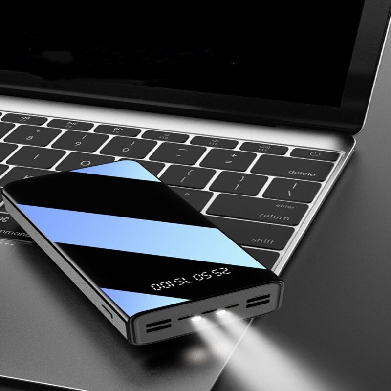 100% 100000mAh TypeC Micro USB Fast Charging Powerbank LED Display Portable External Battery Charger For phone tablet