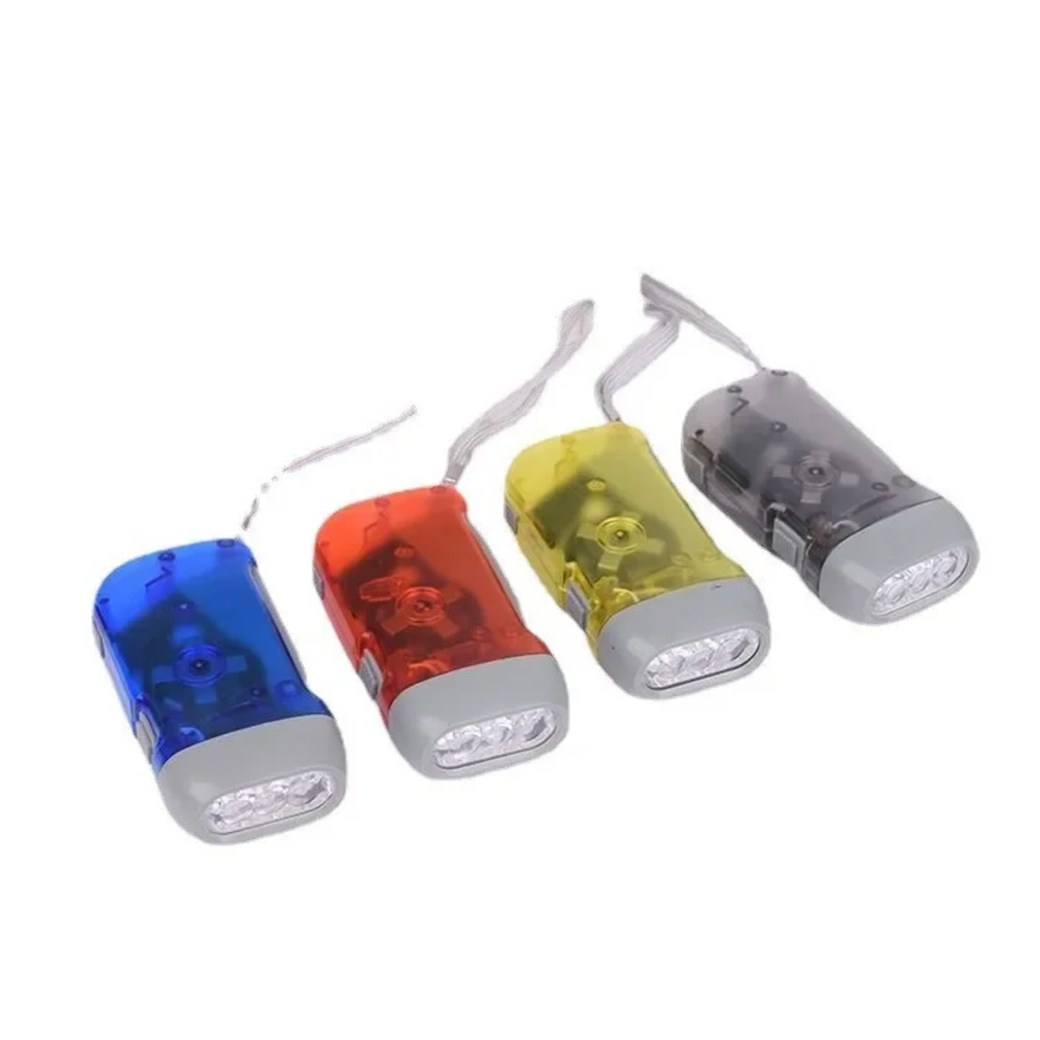 Lampe de camping à manivelle à pression manuelle, lampe de poche à énergie éolienne dynamo extérieure, 3LED