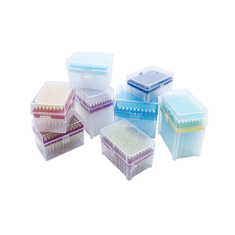 Laboratory Pipette Tips 10ul 20ul 50ul 100ul 200ul 1000ul Micropipette Disposable Plastic Pipette Tip Lab Equipment 96pcs/box