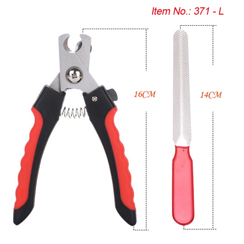 Pet Nail Clipper With Sickle Grooming Scissors For Dogs Cat Trimming Nail Tools Stainless Steel Dog Supplies 1Pc