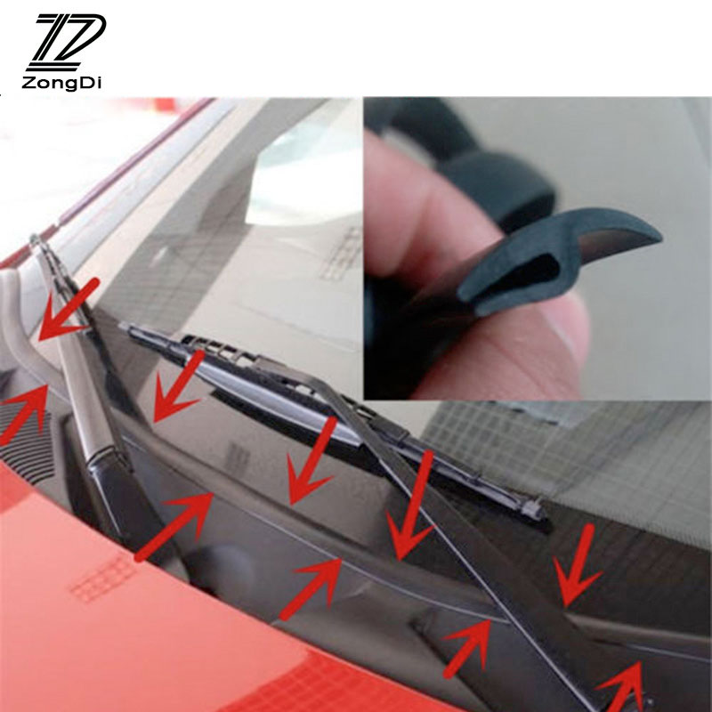 Car Front Windshield Panel Ageing Rubber Seal Strip Sticker for Ford Focus 2 Mk2 Mk3 Mk1 Fiesta Mk7 Ranger Mondeo Mk4 Kuga