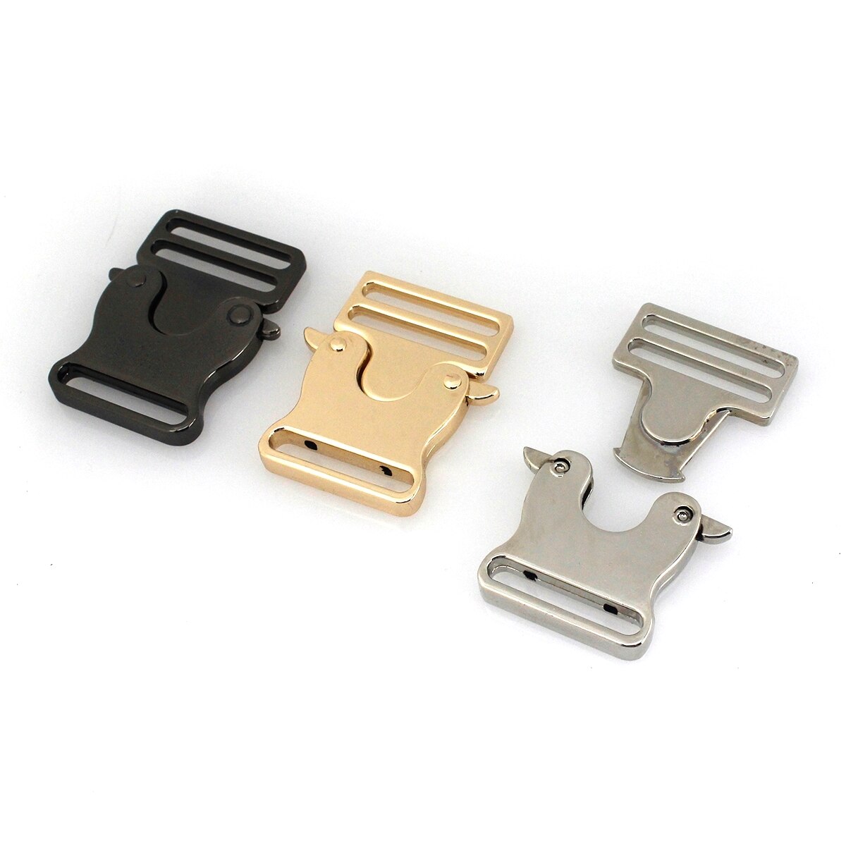 1Pcs Mode Metalen Rugzak Band Gesp Quick Side Release Sluiting Voor Diy Tas Outdoor Rugzak Riem Riem Singels Lether craft