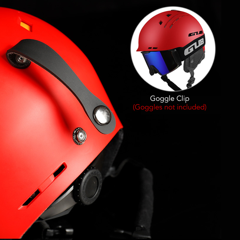 Casco de esquí integrado de invierno al aire libre para casco de nieve para adultos