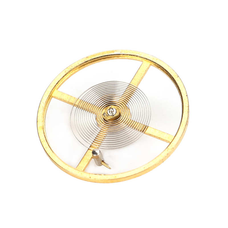 Herramienta de reloj de 5 piezas, rueda de equilibrio de reloj con reemplazo de resorte de horquilla oscilante completo para movimiento 8205, piezas de reparación de reloj para relojero