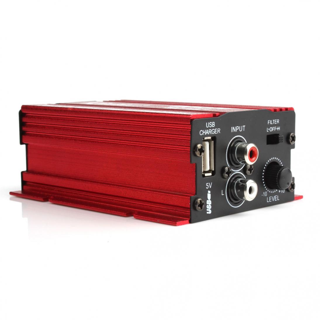 Amplificadores de Audio estéreo Hi-Fi para coche y motocicleta, Mini amplificador de Subwoofer, 2 canales, 500W, MA-150, DC9-14V