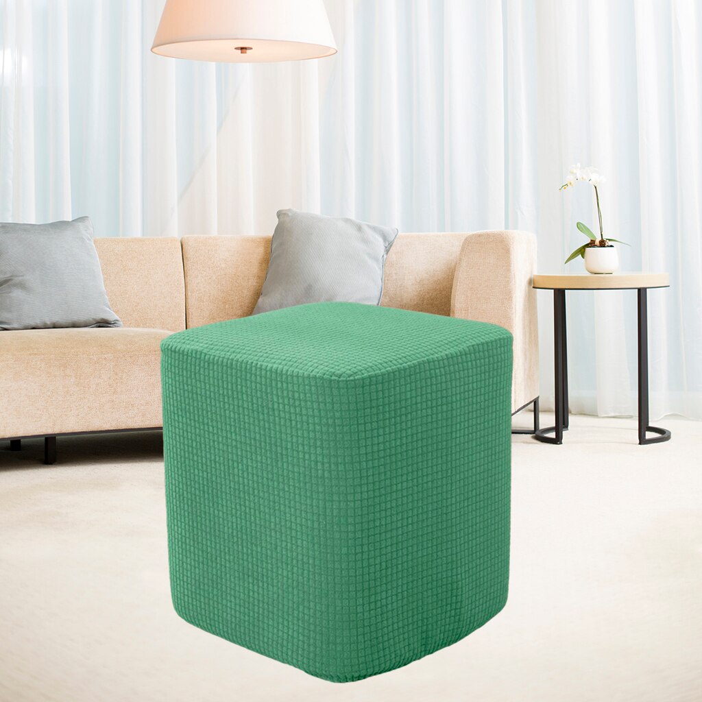 Polyester Square Ottoman Covers Decorative Footsto... Grandado