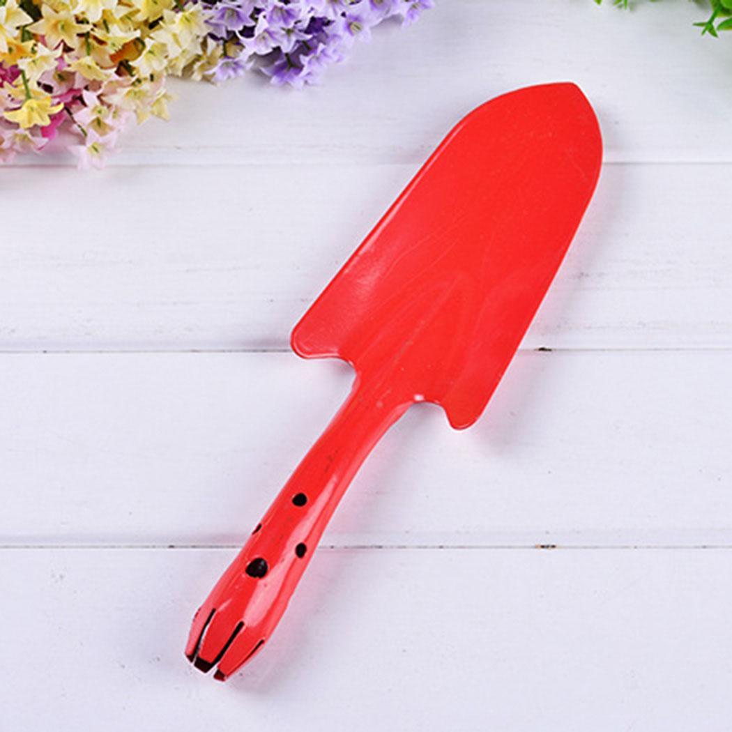 Stainless Steel Ergonomic Grip Perfect Hand Shovel for Weeding Transplanting and Digging in Garden Colorful: red