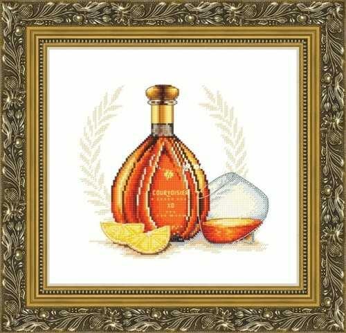Tellet korsstingsett brandy rum bailey remy martin courvoisier xo vin øl drikke , 1 sett