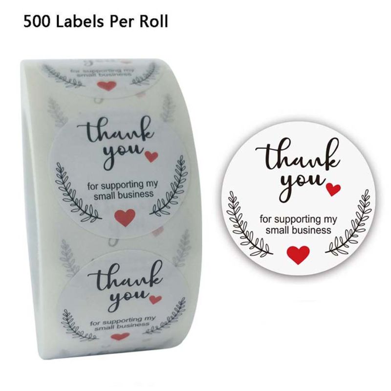 500pcs Thank You for Your Order Stickers Seal Labels Scrapbooking Packaging