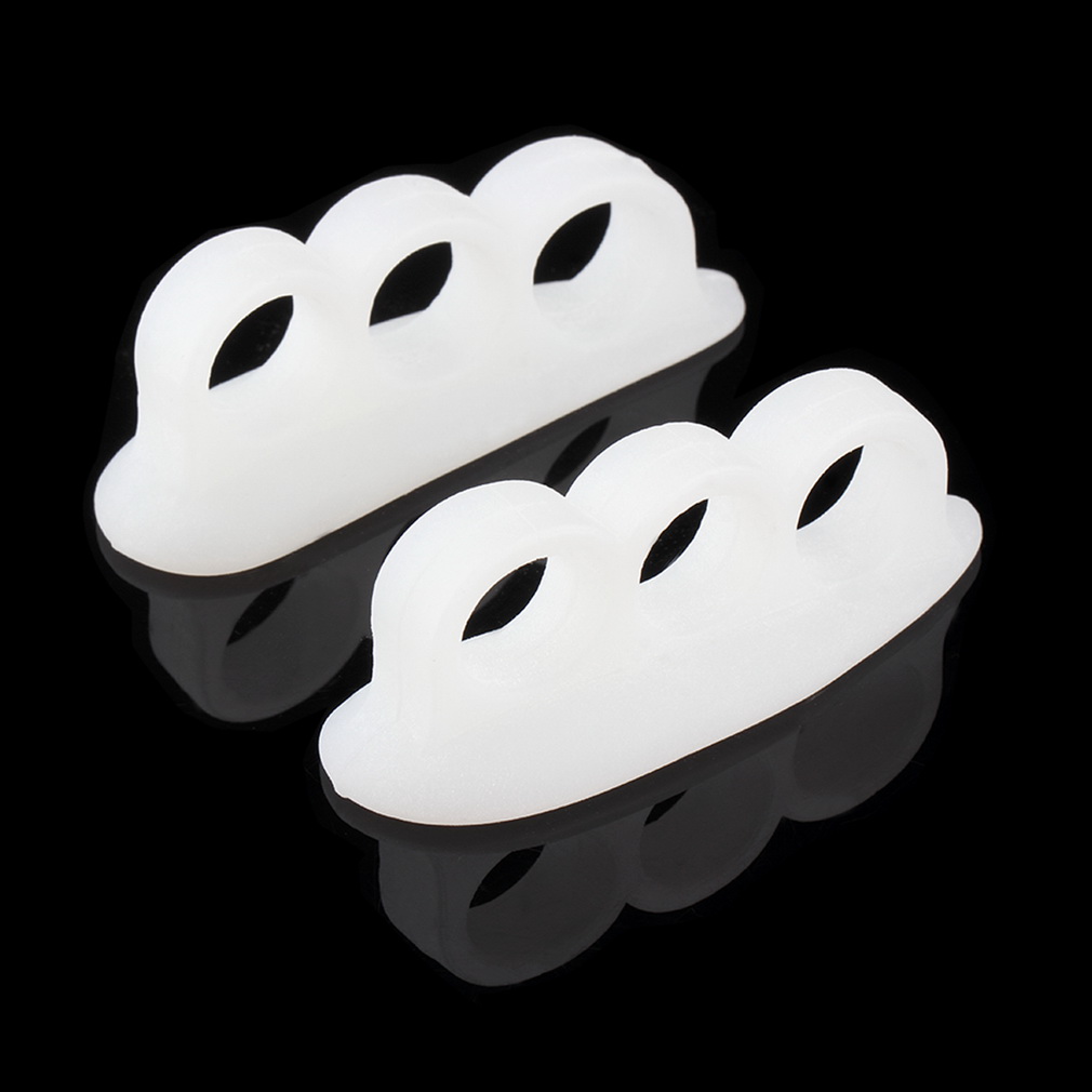2pcs=1pair Gel Toe Separators Stretchers Alignment Overlapping Toes Orthotics Hammer Orthopedic Cushion Feet Care Shoes Insoles