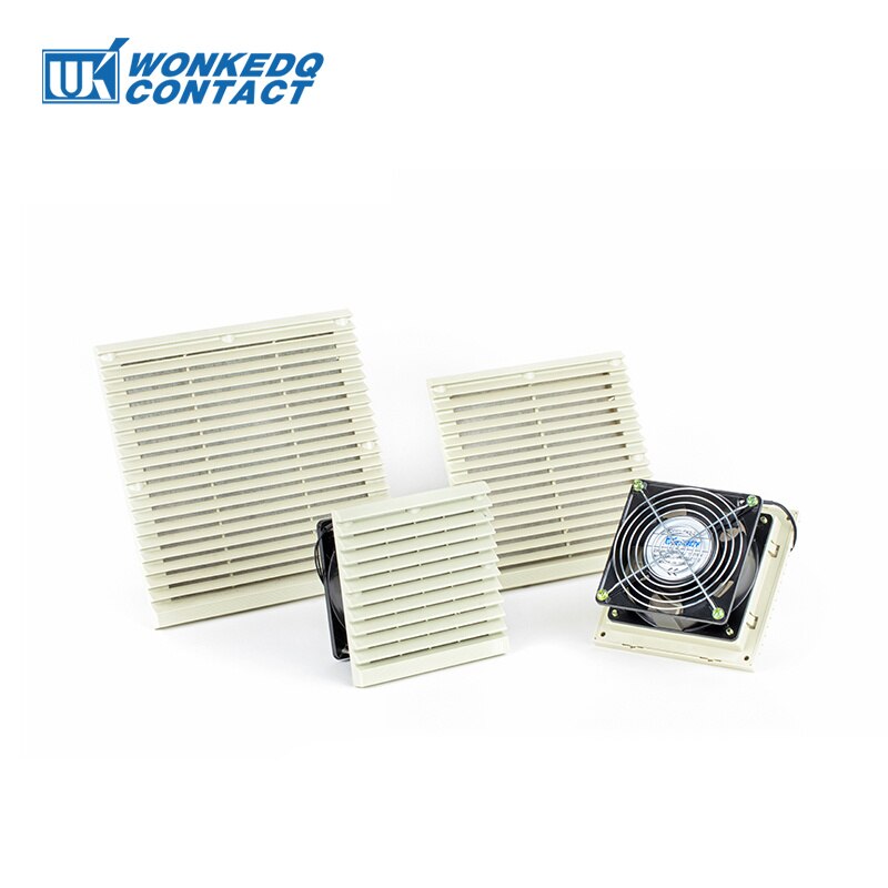 3325-300 Cooling Cabinet Ventilation Filter Set Shutters Cover Fan Grille Louvers Blower Exhaust Fan Filter Panel Without Fan