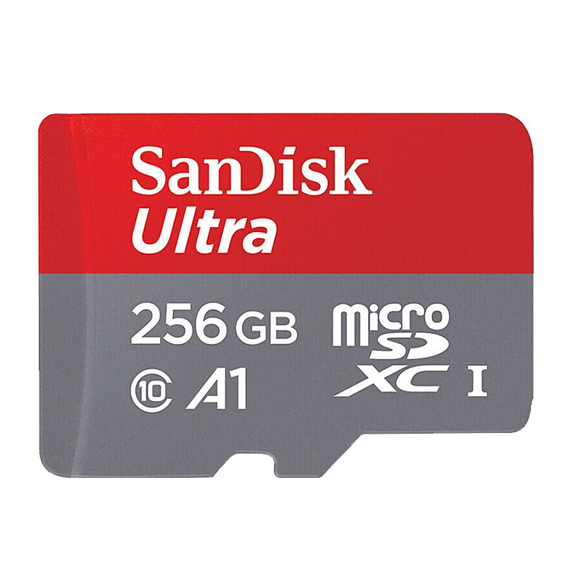 Karta pamięci SanDisk karta Micro SD C10 V30 U3 4K 32GB 64GB 128GB 256GB karty TF dla kamera na deskę rozdzielczą monitorowanie wideo Smartphone drony: sandisk-A1-256GB