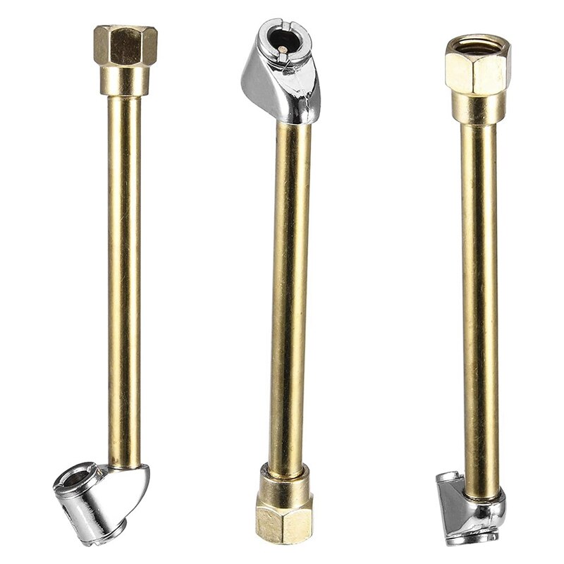 Heavy Duty Brass Air Chuck Set - 1/4 Inch Closed Ball Air Chuck, 1/4 Inch FNPT Dual Head Air Chuck