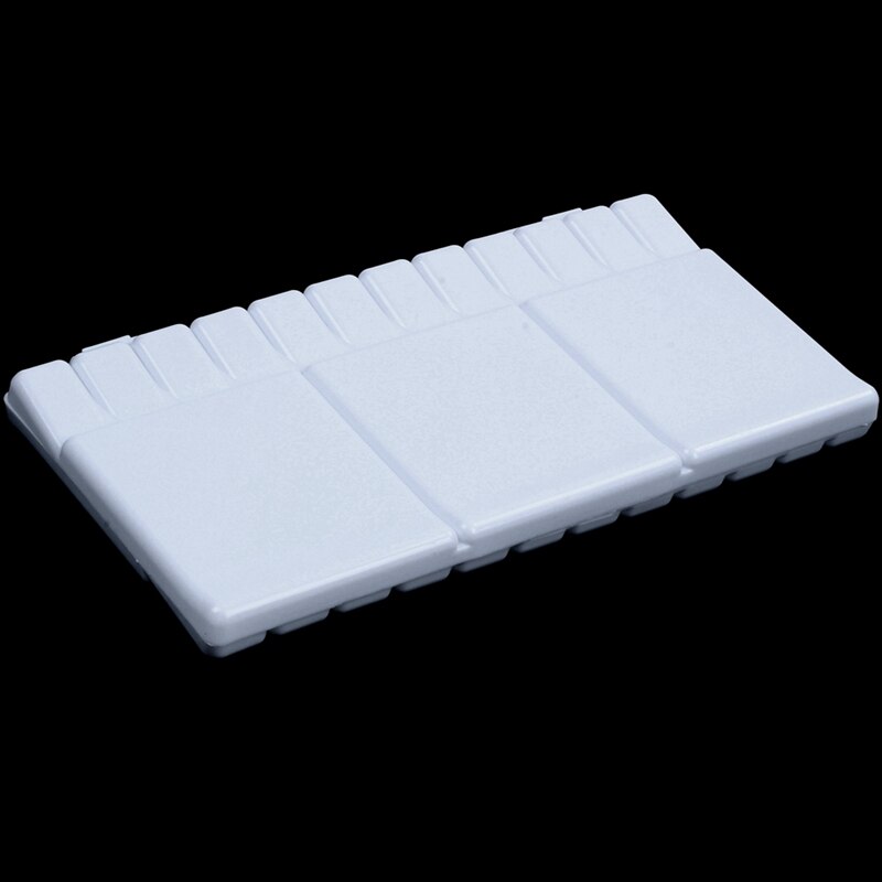 1 Pcs Art Verf Lade Kunstenaar Olie Aquarel Plastic Palet & 1 Set Diy Kant Heerser Kinderen Schilderen Template