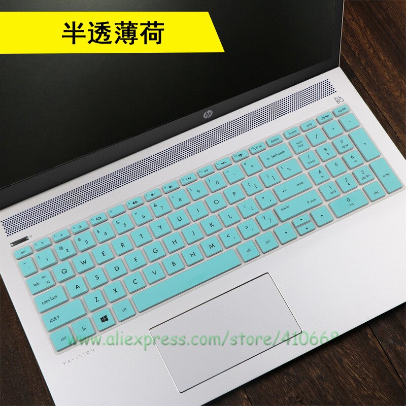 For HP Pavilion Gaming 16 16-A0013tx 16-a0056TX 16 16.1 inch Silicone Notebook Laptop Keyboard Cover Skin Protector Film: Skyblue